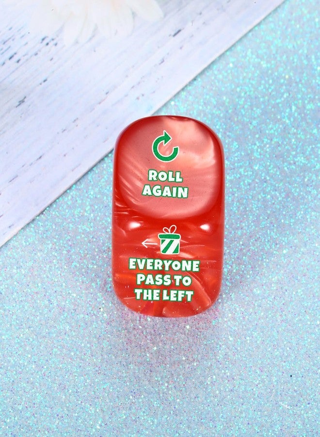 NUBARKO Santa Swap Gift Exchange Dice, Funny White Elephant Dice Gifts for Women Men Adults Exchange Christmas for Grandkids Teens Teenagers Adults,Christmas Stocking Stuffers for Women Men - Image 5